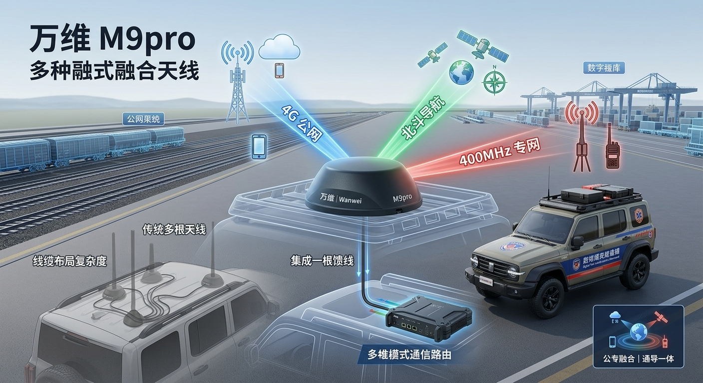 万维M9pro多模融合天线